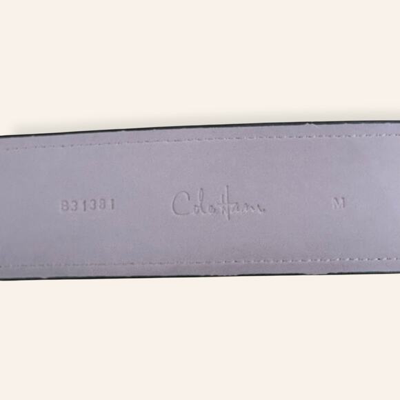 Cole Haan Black Suede Belt | Medium | B31381 - Picture 7 of 7